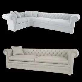 Asnaghi Chesterfield Sofa